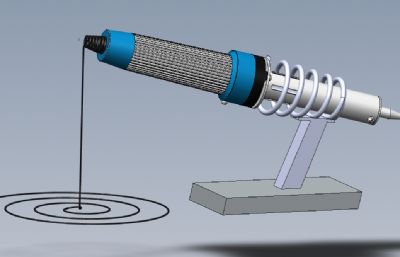 电烙铁solidworks模型