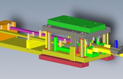 冲孔模具stp模型