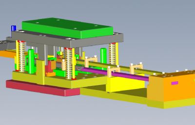 冲孔模具stp模型