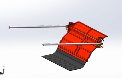 全地形六轮型山猫6×6草原灭火车solidworks模型