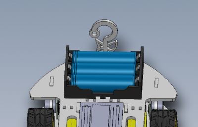 微型编程鼠标车solidworks模型