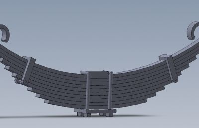 多片簧olidworks模型