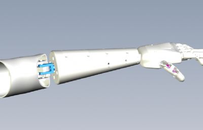 机械手臂 仿生手臂stp模型