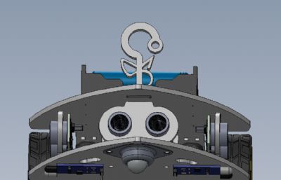 微型编程鼠标车solidworks模型