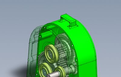 solidworks齿轮传动盒