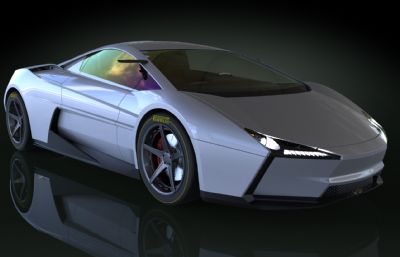 兰博基尼Lambo concept汽车rhino模型