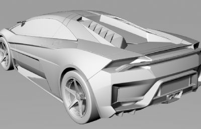 兰博基尼Lambo concept汽车rhino模型