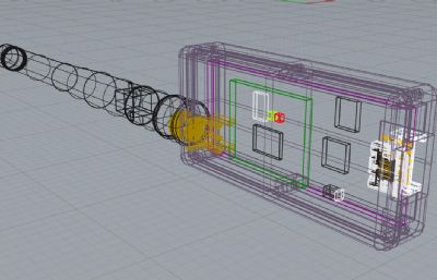 远程遥控控制器rhino模型