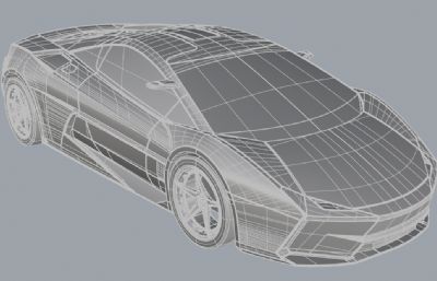 兰博基尼Lambo concept汽车rhino模型