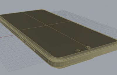 真我Realme GT7 Pro手机3D模型