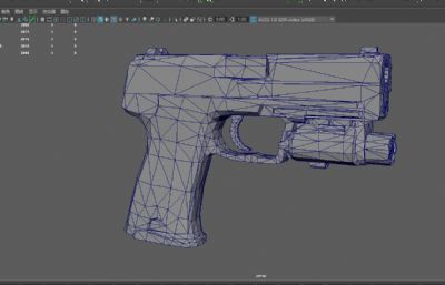 次时代写实M9A1“贝雷塔”手枪道具模型