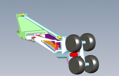 B-1轰炸机起落架solidworks模型