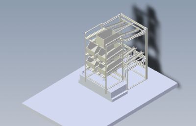 AGV推车solidworks模型