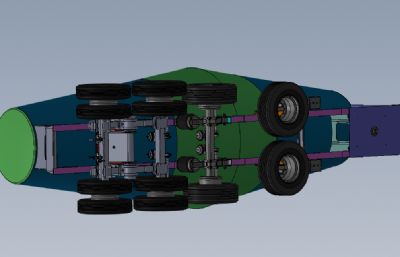 罐体拖车solidworks模型