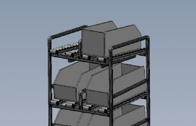 AGV推车solidworks模型