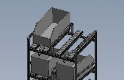 AGV推车solidworks模型