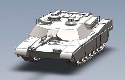 M1 艾布拉姆斯主战坦克solidworks模型