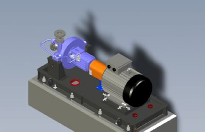 OH2离心泵solidworks模型