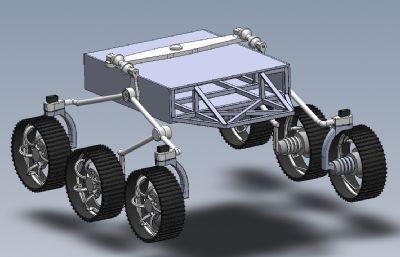 月球车外观solidworks模型