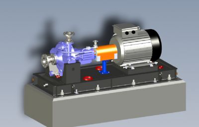 OH2离心泵solidworks模型