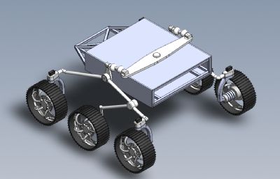 月球车外观solidworks模型