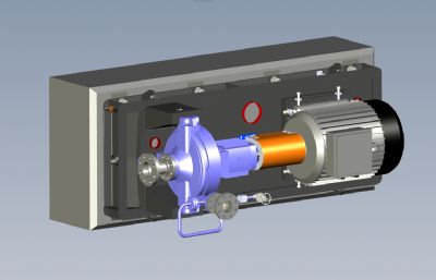 OH2离心泵solidworks模型