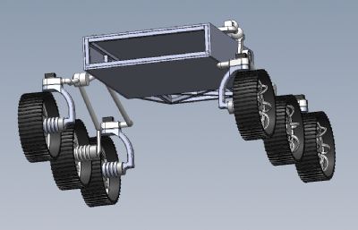 月球车外观solidworks模型