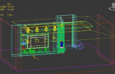 电视柜 电视背景墙设计3dmax模型