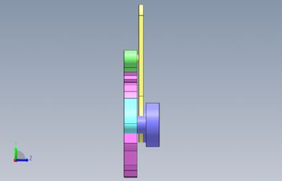 由棘轮,棘爪组合机构solidworks模型