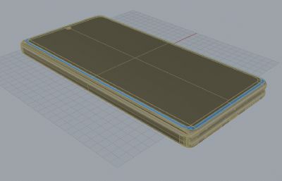 华为Mate X6手机3D模型(真机1:1抄数)