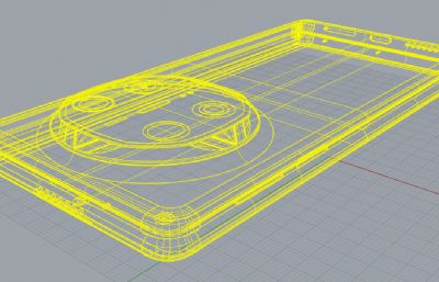 华为Mate X6手机3D模型(真机1:1抄数)