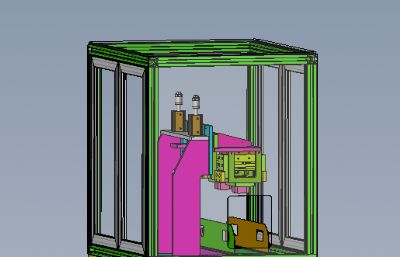 电子模块插头组装机 机械设备 solidworks