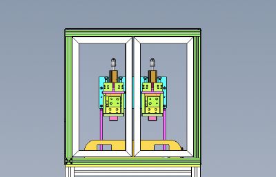 电子模块插头组装机 机械设备 solidworks