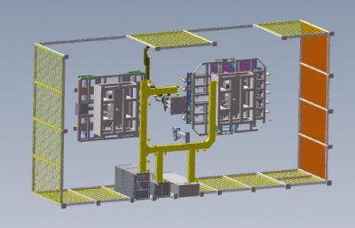 电梯轿底及轿底托架焊接工作站