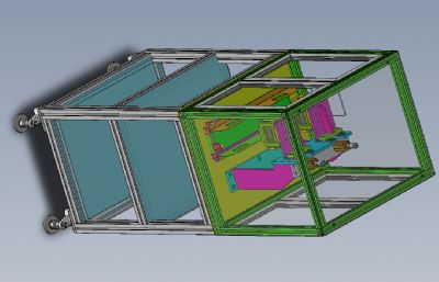 电子模块插头组装机 机械设备 solidworks