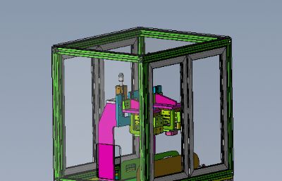 电子模块插头组装机 机械设备 solidworks