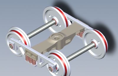 solidworks铁路转向架