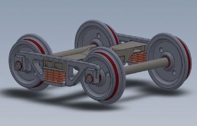 solidworks铁路转向架