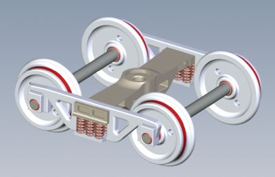 solidworks铁路转向架