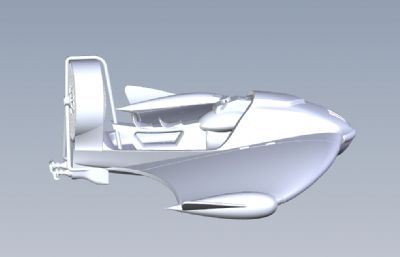 魔鬼翼飞行摩托,飞行器solidworks模型