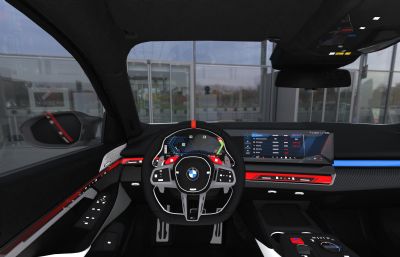 BMW宝马M5 G90汽车3dmax模型