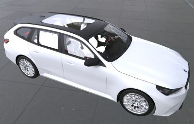 BMW宝马M5 G90汽车3dmax模型