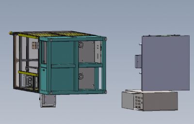 整平设备solidworks模型