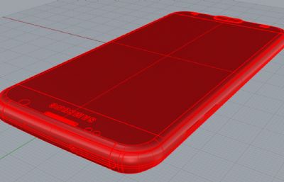 samsung三星galaxy s7手机rhino模型
