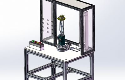 油泵检测仪solidworks模型