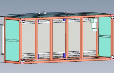 紫外线消毒炉solidworks模型