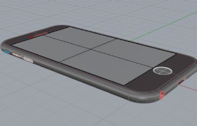 iPhone 6c手机rhino模型