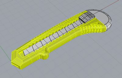 美工刀3dm,stp模型