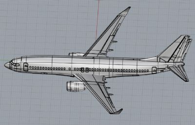 波音737-800客机3dm,stp模型