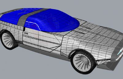 DMC13飘逸赛赛车rhino模型